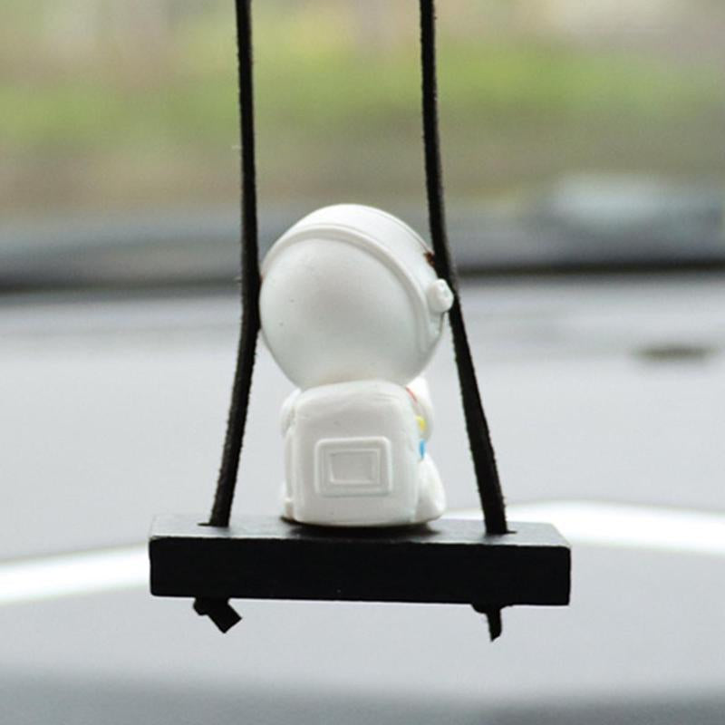 Astronaut & Bench Design Car Hanging Ornament, Creative Cartoon Astronaut Car Pendant, Universal Car Interior Decoration, Ideas Gift, Girl Car Accessories, Car Decor, Car Accessories